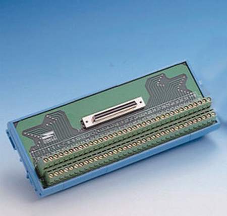 68-pin SCSI-II Wiring Terminal for DIN-rall Mounting