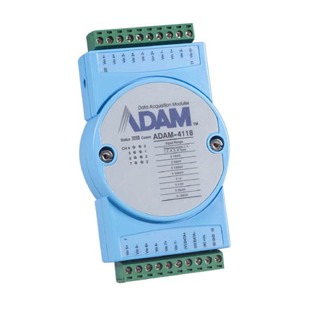 Robust 8-ch Thermocouple Input Module with Modbus