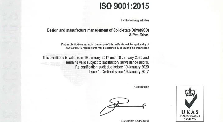 APRO z certyfikatem ISO 9001:2015
