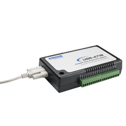 8-ch Thermocouple Input USB Module with 8-ch Isolated DI