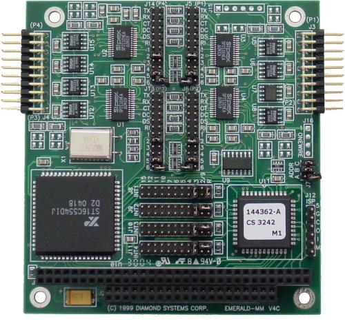 4-Port RS-232/RS-422/RS-485 PC/104 Module