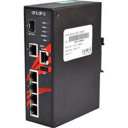 6-portowy zarządzalny switch Gigabit Ethernet PoE, -40°C~+75°C, LMP-0601G-SFP-T