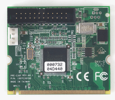 Mini PCI 3-port IEEE 1394a Module