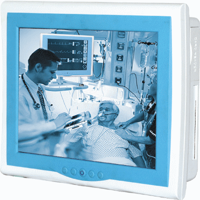 Medyczny monitor LCD 15" z interfejsem Smart Card