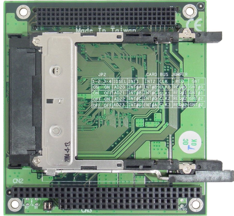 PC/104-Plus 2 Slot PCMCIA Module