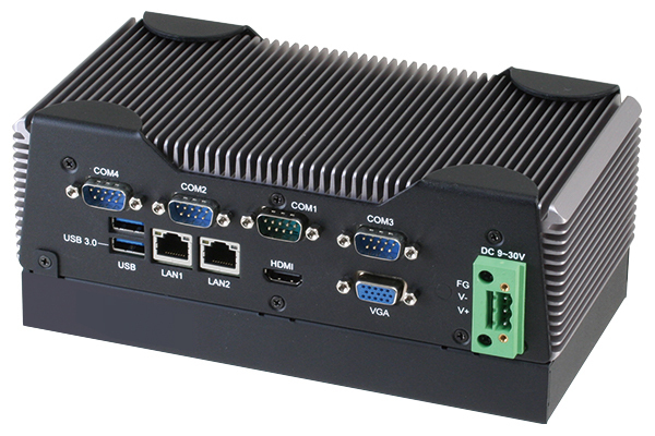 Komputer przemysłowy, Celeron N2930, DDR3L, VGA, HDMI, 4COM, 4USB, 2LAN, 2mPCle, DC-in 9V~30V, -20°C~60°C