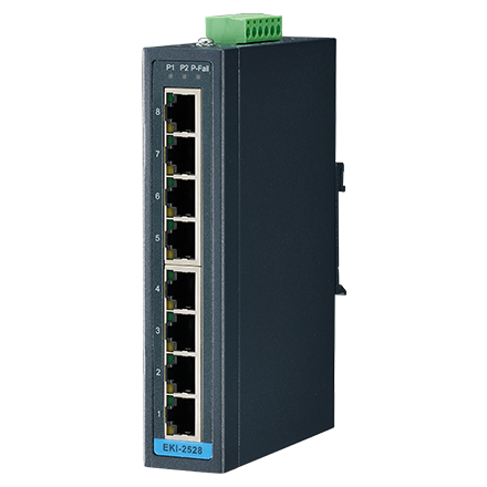 8-port Industrial Unmanaged Ethernet Switch