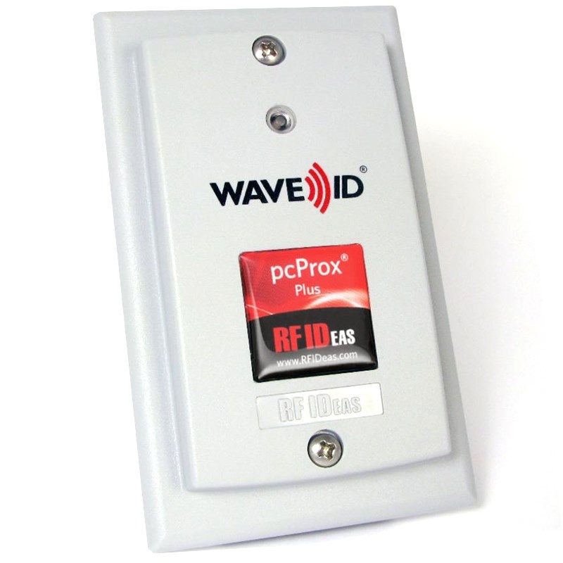 WAVE ID® Solo Keystroke CASI Wallmount White 5v PS/2 RS232 Reader