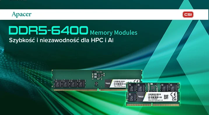DDR5-6400 CUDIMM i CSODIMM