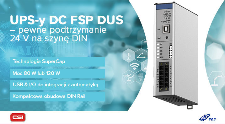 UPS na szynę DIN