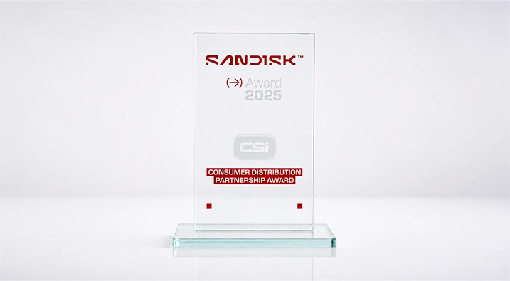 Wyjątkowe wyróżnienie od wyjątkowego partnera. Dziękujemy SANDISK za zaufanie i wieloletnią współpracę