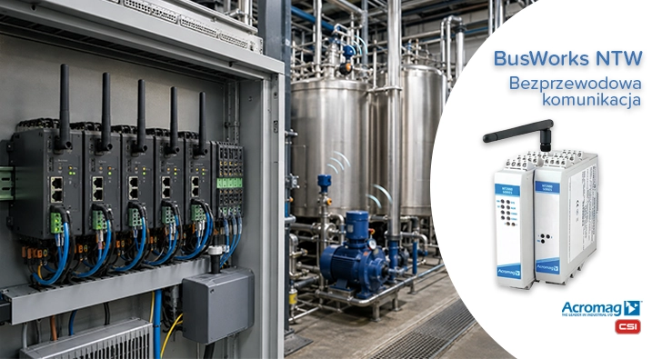 Bezprzewodowe moduły Remote I/O w automatyce przemysłowej – seria Acromag BusWorks® NTW